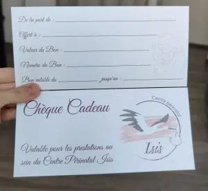 Chèque cadeau